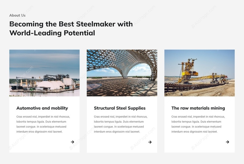 Industrial Excellence And Innovation Website Template