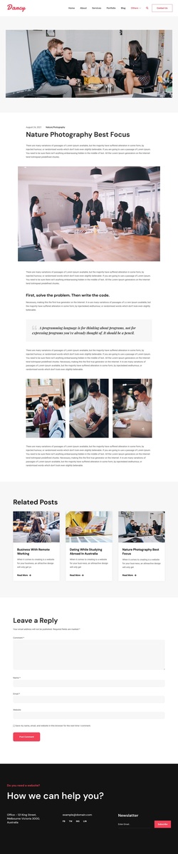 Creative Insights For Photography Blogs