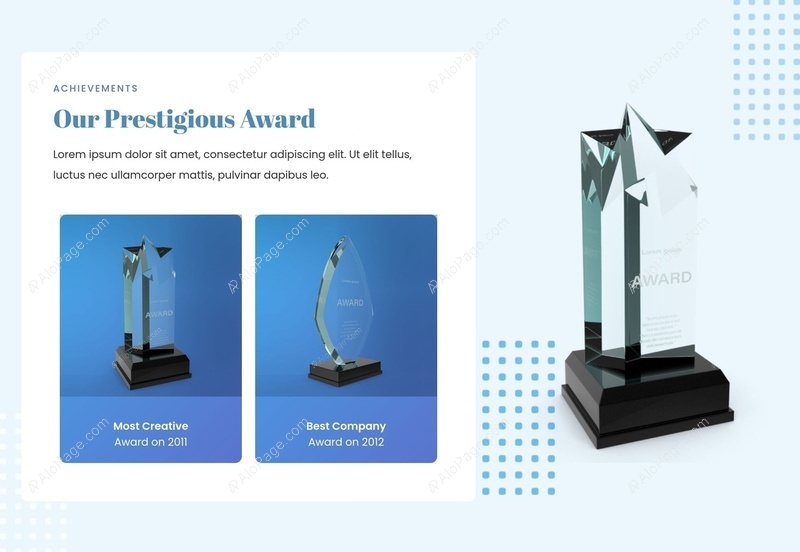 Celebrating Achievements And Awards Website Template