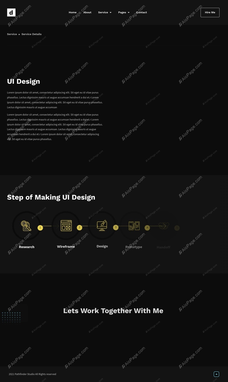 Expert UI Design Services For Your Success Website Template