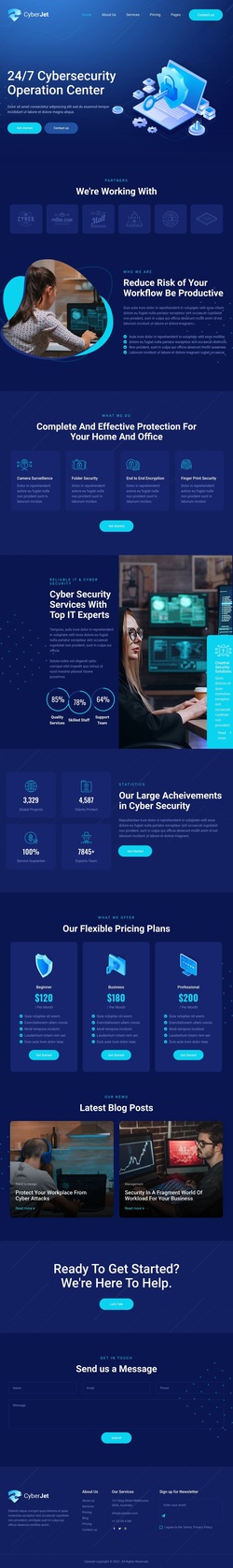 Technology & Science Website Templates