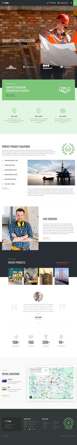 Architecture & Building Website Templates