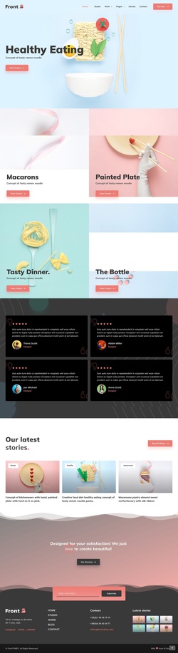 Photography & Video Website Templates