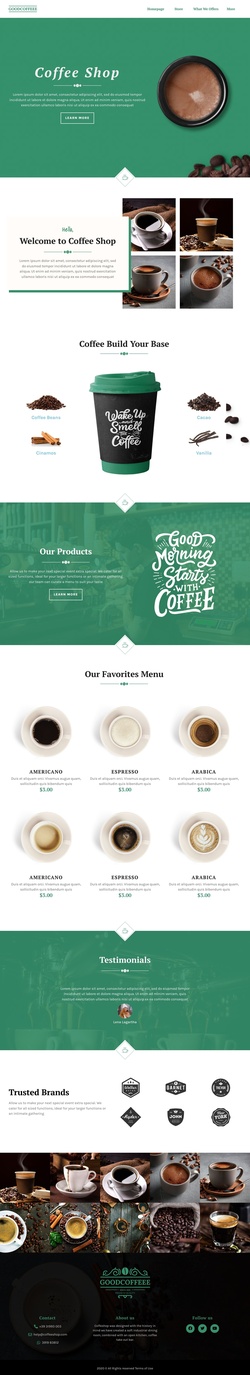Food & Restaurant Website Templates