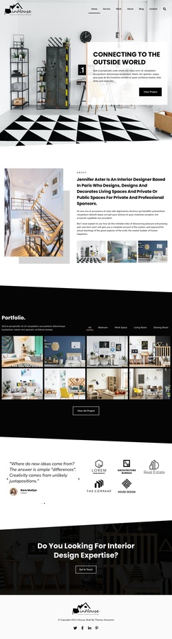Design & Interior Website Templates