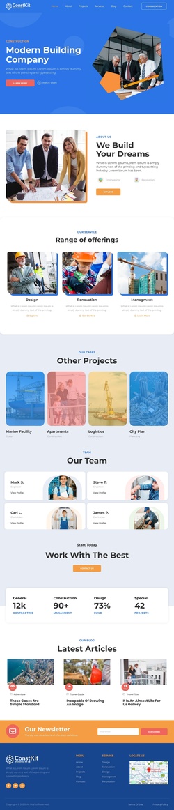 Industrial & Engineering Website Templates