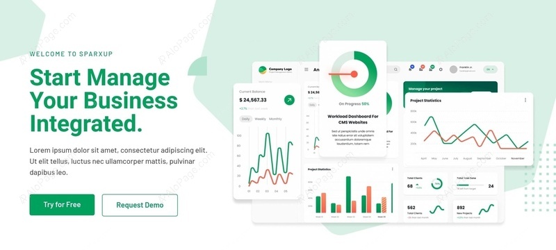 Optimize Your Business Management Website Template