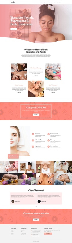 Fashion & Beauty Website Templates