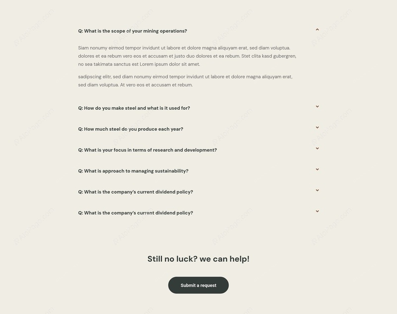 Common Questions Answered Website Template