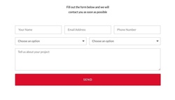 Contact Form Website Templates