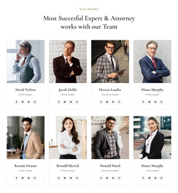 Team Members Website Templates