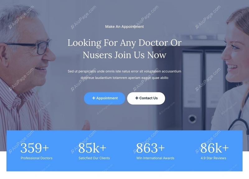 Find Top Doctors And Nurses Today Website Template