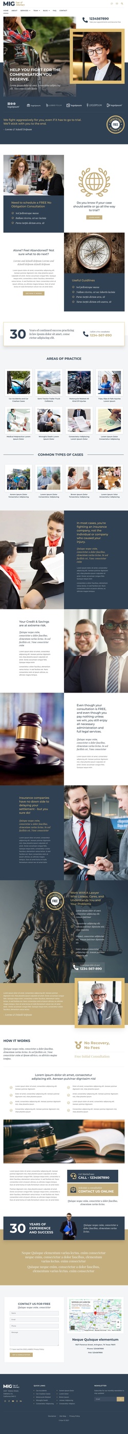 Corporate & Law Website Templates