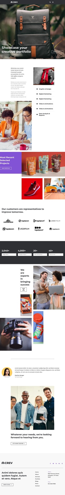 Showcase Your Creative Skills With A Modern Portfolio
