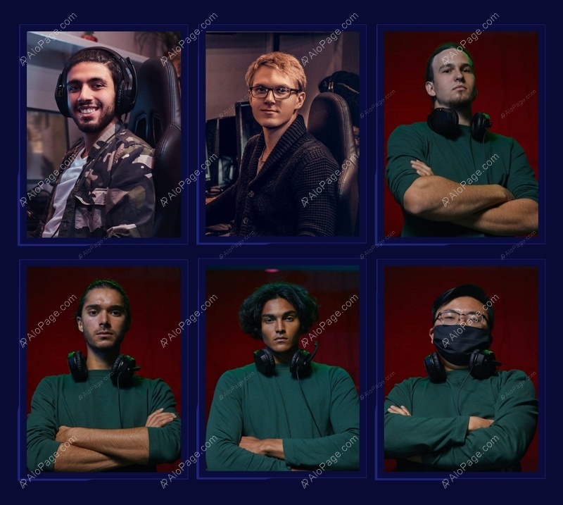 Professional Esports Team Highlights Website Template