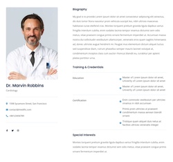 Comprehensive Physician Profile